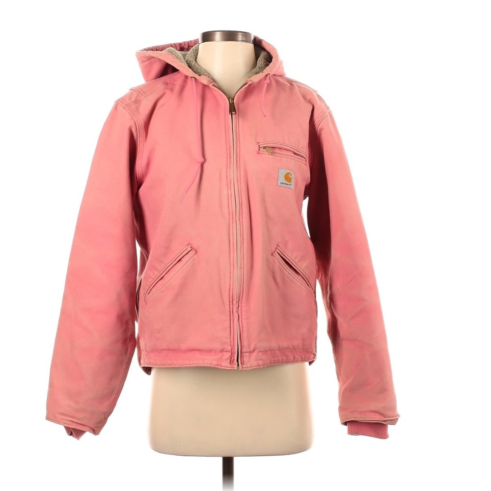 Pink Carhartt Sherpa Lined Jacket